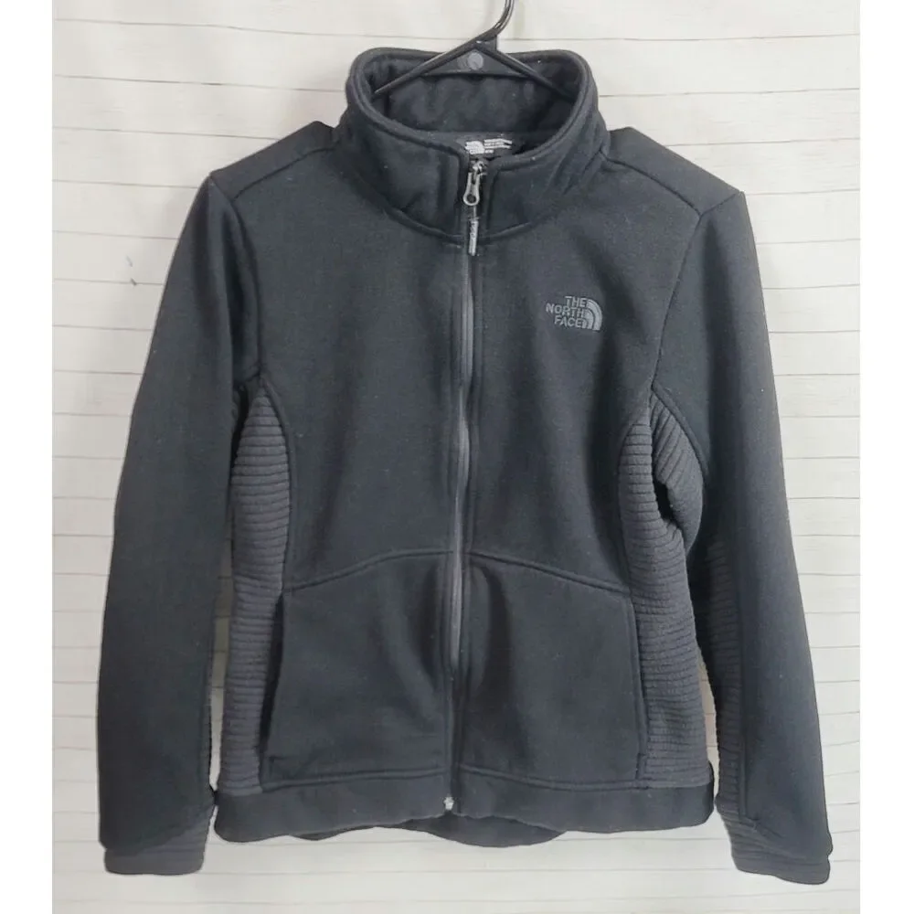 The North Face Indi 2 Full-Zip Fleece Jacket in TNF Black, sz Medium